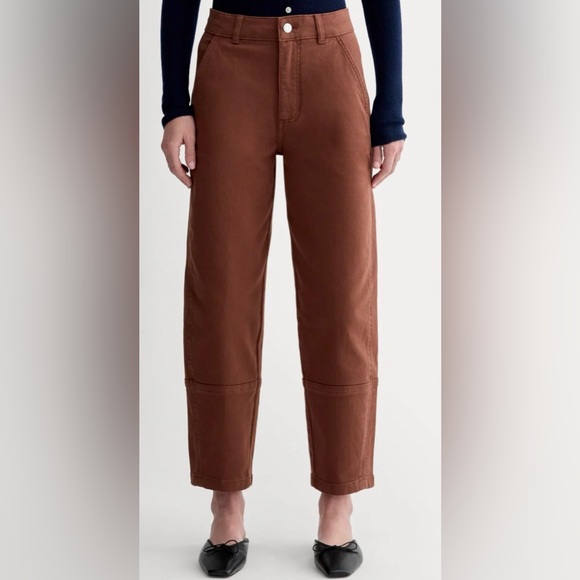 Everlane Pants - Everlane Utility Barrel Pants, Rosewood/ Rustic color, size 0